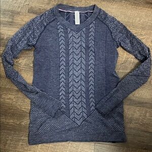 Blue long sleeve iviva
